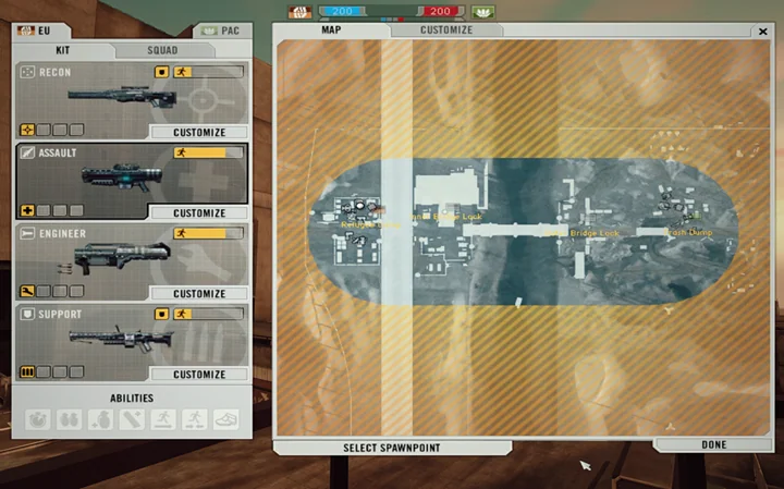 修正前的 HUD